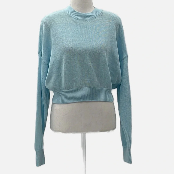Madewell Loose Knit Crewneck Sweater in Clarity - NEW - Size Small - Picture 3 of 9